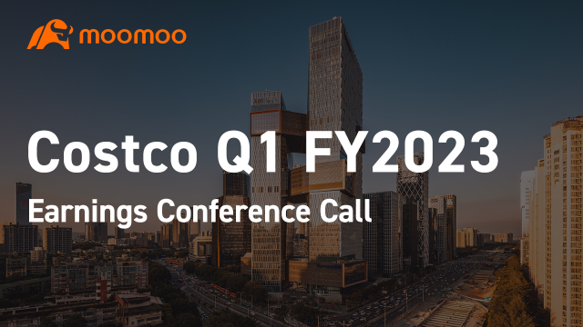 Costco Q1 FY2023 earnings conference call