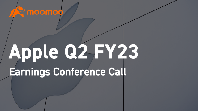 アップルFY2023 Q2の業績電話会議