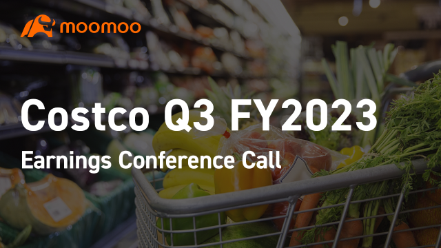 Costco FY2023 Q3 results conference call