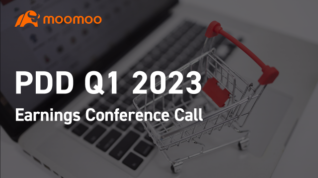 Pinduoduo 2023 Q1 results conference call