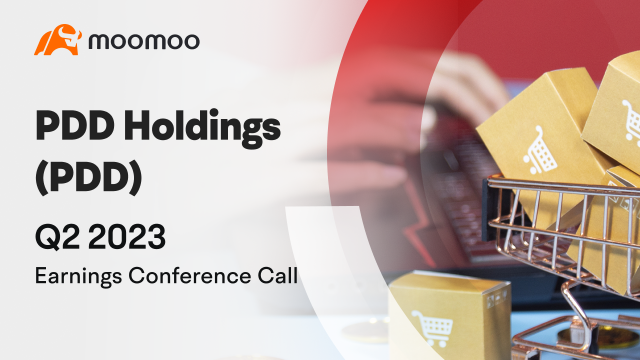 PDD Holdings Q2 2023 earnings conference call