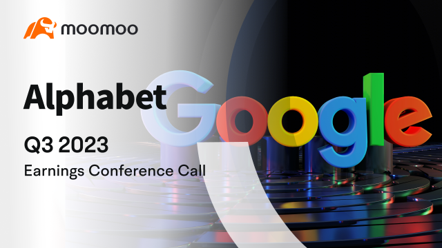 Alphabet Q3 2023 earnings conference call