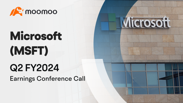 Microsoft Q2 FY2024 earnings conference call