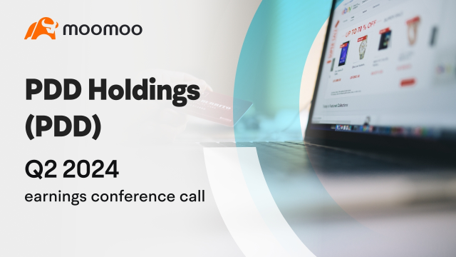 PDD Holdings Q2 2024 earnings conference call