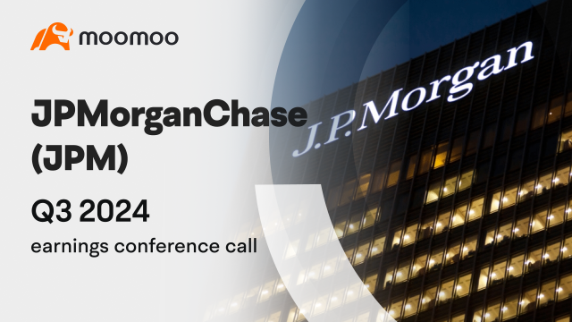 JPMorgan Chase Q3 2024 earnings conference call