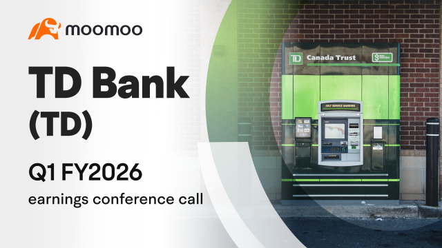 TD Bank Q1 FY2026 earnings conference call