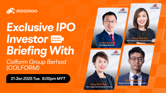 Moo Live: Exclusive IPO Investor Briefing with Colform Group Berhad